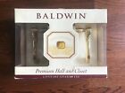 95446.030.pass Baldwin Classic Lever Passage Set Lifetime Polished Brass