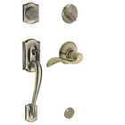 496066 955642 Handleset Dummy Lever Accent Id Interior Camelot - Antique Brass