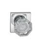 955sq-234f.pa26 Omnia Square Rose Pass Knob Bs Full Lip Strike Bright