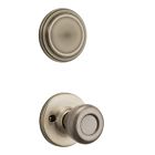 968t 5 Kwikset Tylo Knob Interior Dummy Handleset Antique Brass 883351378918