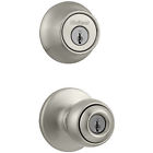 96900-320 Combo Satin Entry Deadbolt Kwikset Pack Nickel Knob