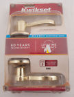 97300-689 Kwikset Bed Bath Door Knob Signature Series Brass Cp