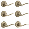 97300-856 Kwikset Tustin Reversible Lever Door Handle Antique Brass 193802029505