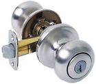 97402-736 Kwikset Open Box Juno Entry Knob Featuring Smartkey In Satin