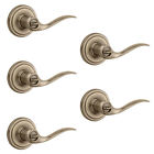 97402-765 Kwikset Tustin Door Keyed Handle Lever Antique Brass 193802027792 97402-765 Kwikset Tustin Door Keyed Handle Lever Antique Brass 193802027792