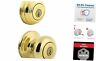 99910-032 Kwikset Juno Keyed Entry Door Knob And Single Cylinder Deadbolt