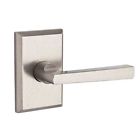 9br3500-027 Baldwin Taper Single Dummy Door Lever With Rustic Square Rose