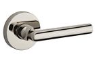 9br3500-045 Baldwin Tube Single Dummy Door Lever With Contemporary Round Rose 9br3500-045 Baldwin Tube Single Dummy Door Lever With Contemporary Round Rose