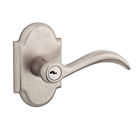 9br3520-252 Baldwin Arch Passage Door Lever With Rustic Rose 884011488121