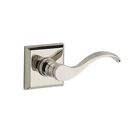 9br3530-086 Baldwin Curved Privacy Door Lever With Traditional Square Rose 9br3530-086 Baldwin Curved Privacy Door Lever With Traditional Square Rose