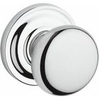 9br3540-205 Baldwin Round Keyed Door Knob With Traditional Rose