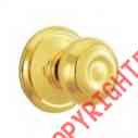 A10geo605 A10s-geo Passage Schlage Door Polished Georgian Brass Knob Set