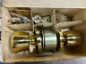 A51wd Schlage Vintage Entry Doorknob New In Original Box Tulip Brass