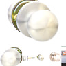 Ab-dh541-sn Amazon Basics Closet Door Knob Round Satin Nickel Passage