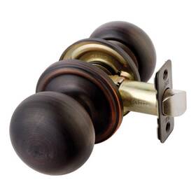 Ace 082901207290 Colonial Oil Rubbed Bronze Passage Door Knob 1-3/4 Inch