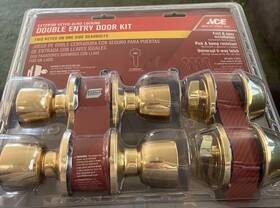 5238753 Ace Exterior Keyed-alike Locking Double Entry Door Kit Fs