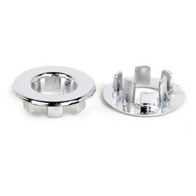 Fm-bd049 Acp Chrome Plastic Door Lock Knob Grommets New One Pair For 1964-1970