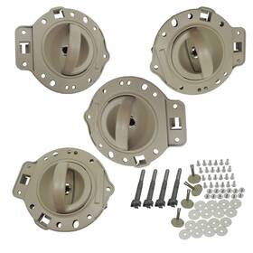 Advance Ignition Technology 716315956801 Upgraded Set 4pcs Inside Door Handle Tan Bolt Compatible Wit