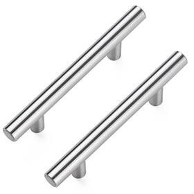 Aegero 761857044356 30 Pack Cabinet Pulls Brushed Nickel Stainless Handles For Ki