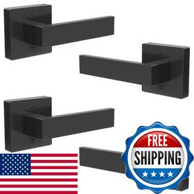 B0fq2dyvp3 Ainozz Dummy Door Handles Interior - Pack Of 4 Matte Black Handle Single S
