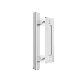 Dh12sl Akitbahome 12 Inch Heavy Duty Sliding Barn Door Handle Pull And Flush Set In Bru