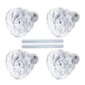 Mk-251x Akrilane Mortise Glass Door Knobs Antique Crystal Vintage Style Knob Set With Spindle