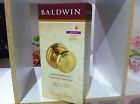 351atkrdb3cp Alcott Brass Dummy Baldwin Polished Knob Inactive Door