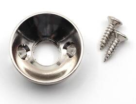Allparts 4334248713 Electrosocket Jack Plate For Telecasters - Polished Nickel Finish