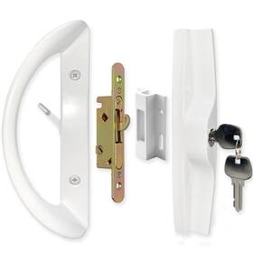 Allywasai 768447225041 Patio Sliding Door Handle Set With Mortise Lock Key Cylinder And Keeper Rep