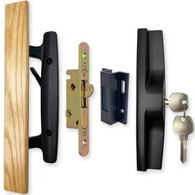 Pd1100-wk-k Allywasai Patio Sliding Door Handle Set With Mortise Lock Key Cylinder And Keepe