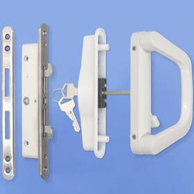 Sdh-12-wk-b-n Allywasai Sliding Patio Door Handle Set With Mortise Lock Suitable For Glass Pati