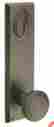 15a1us10b Am-f-485 Emtek 7560mb Medium Bronze Center To Single Cylinder Entry Set
