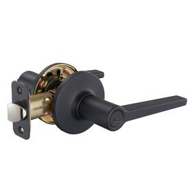 Tlm4930 Amazon Basics Manchester Door Lever - Privacy Matte Black 1-pack