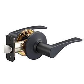 Tv24982 Amazon Victorial Door Lever 1-pack Matte Black Passage