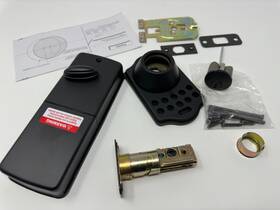 Amazonbasics 193598101157 Amazon Basics Deadbolt Parts - Matte Black Keypad Replacement