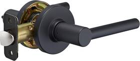 B07j5hrdc3 Amazonbasics Contemporary Madison Door Lever Passage Matte Black Handle Set
