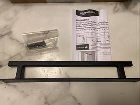Hd-w-gcm4987n Amazonbasics Barn Door Handle Pulse Straight Rustic Black Amazon Basics B088xwz961