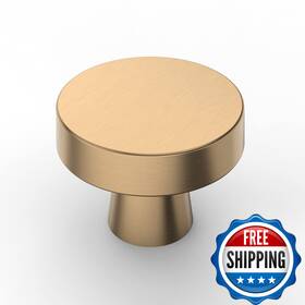 Amerdeco B09wvhmnwt 20 Pack Champagne Bronze Cabinet Knobs 1-1/4 Inch32mm Single Hole