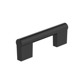 10vmp55530fb Amerock Versa 3 Inch 76mm Center-to-center Matte Black Cabinet Pull - 10 Pack