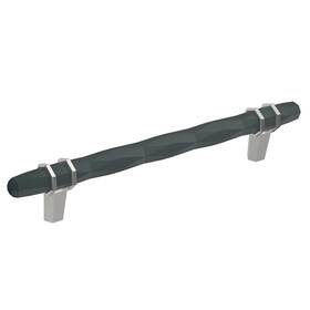 Bp36650bbr26 Amerock Cabinet Pull Black Bronze/polished Chrome 6-5/16 Inch 160 Mm