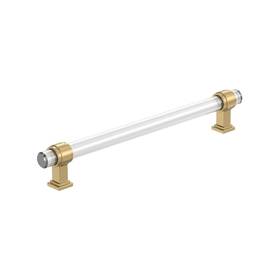 Bp36661ccz Amerock Clear/champagne Bronze Cabinet Pull 8 In 203 Mm Cent