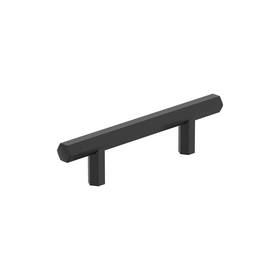 Bp37365fb Amerock Matte Black Cabinet Pull 3 In 76 Mm Center-to-center