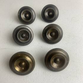 19492 Amerock Corporation 6 Pc Cabinet Drawer Pull #19492 Antique Brass 1.5 Inch