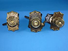 Sb22 Amerock Vintage Carriage House Door Lock Handle Lot Of 3 B2