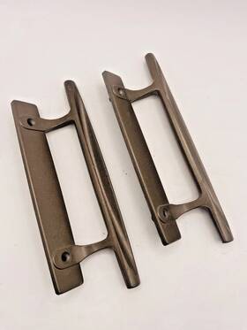 1997202 Andersen Perma-shield Gliding Patio Door Handle 2-panel Dished Stone