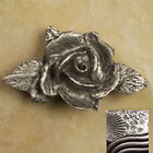 Anne At Home 350-20 Single Rose Knob In Satin Pewter