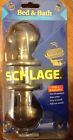 F40-sie-wkf Antique Door Knobset Privacy Brass Siena Schlage F40-sie-609