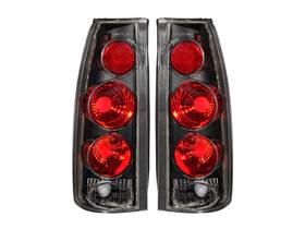 211019 Anzo Usa Chevrolet 3d Style Black Tail Light Assembly - Sold In Pairs