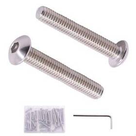 Aoe-am04302-60 Aoesin M5 X 10mm 16mm 25mm Stainless Button Head Socket Cap Screws And Bolts Assortm