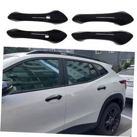 Aokio 24trax-wls-01 Trim Compatible For 2024 2025 Chevy Trax Glossy Black Door Handle Cover